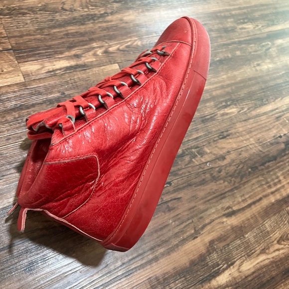 Balenciaga shoes all red SZ10 in great condition - Picture 3 of 4